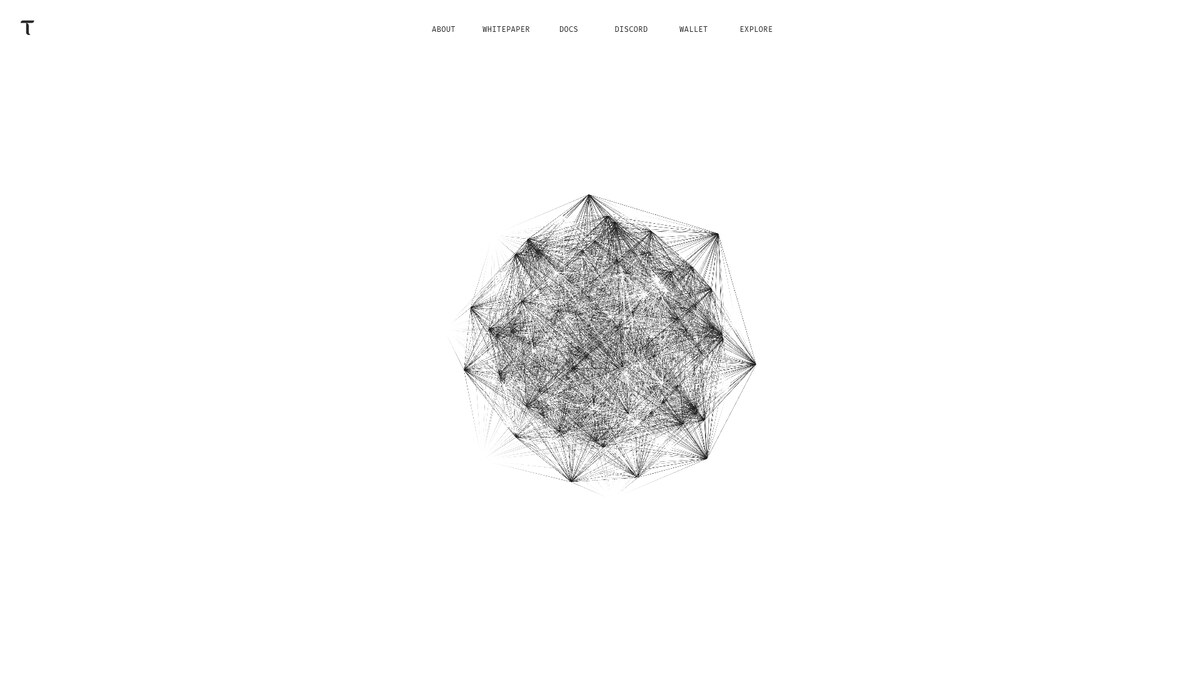 Screenshot of the Bittensor website describing its decentralised machine intelligence network